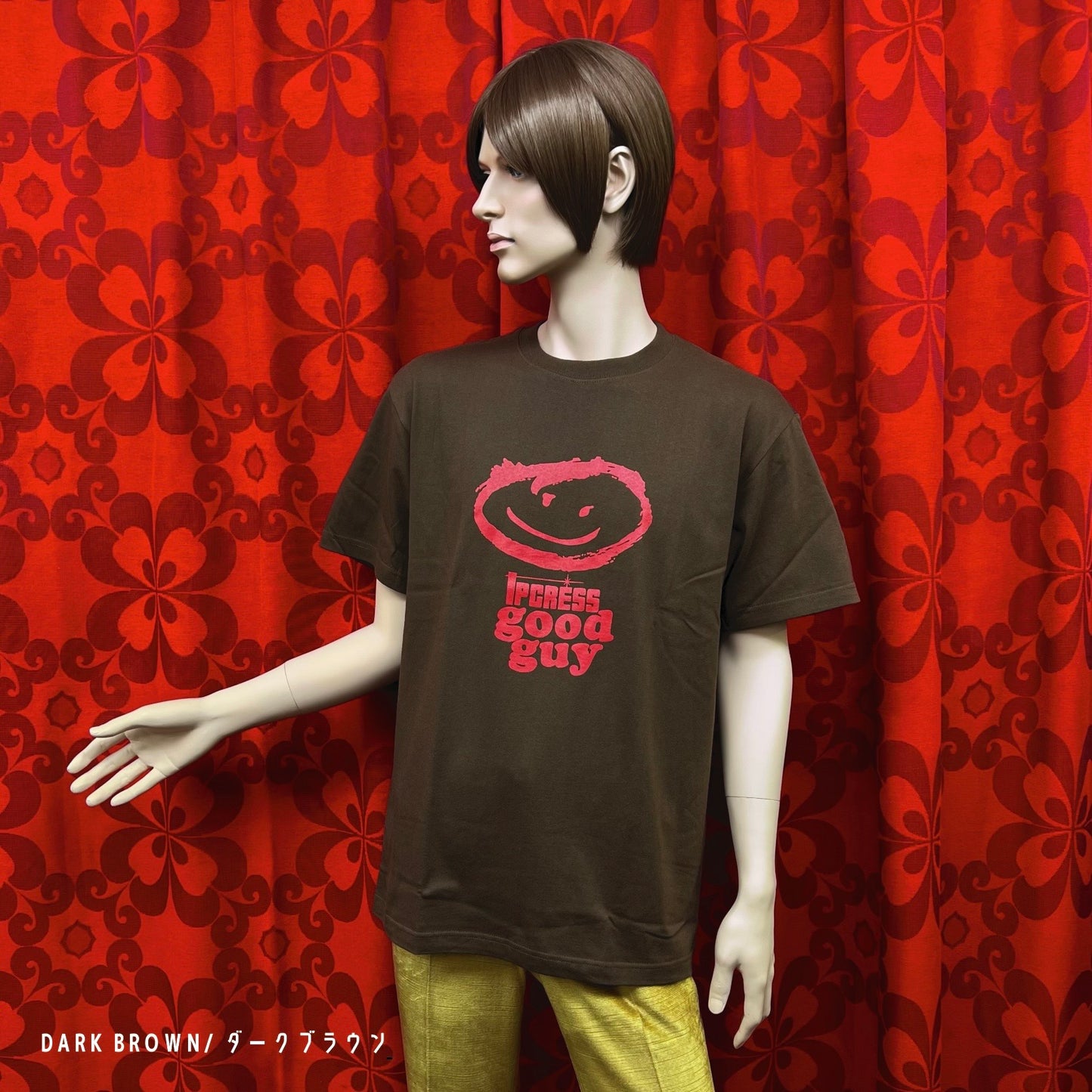 "Ipcress Good Guy"Hand Printed Cotton T-Shirt
