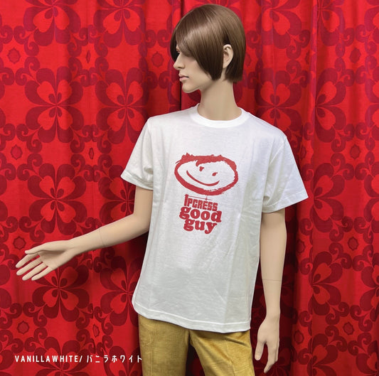 "Ipcress Good Guy"Hand Printed Cotton T-Shirt