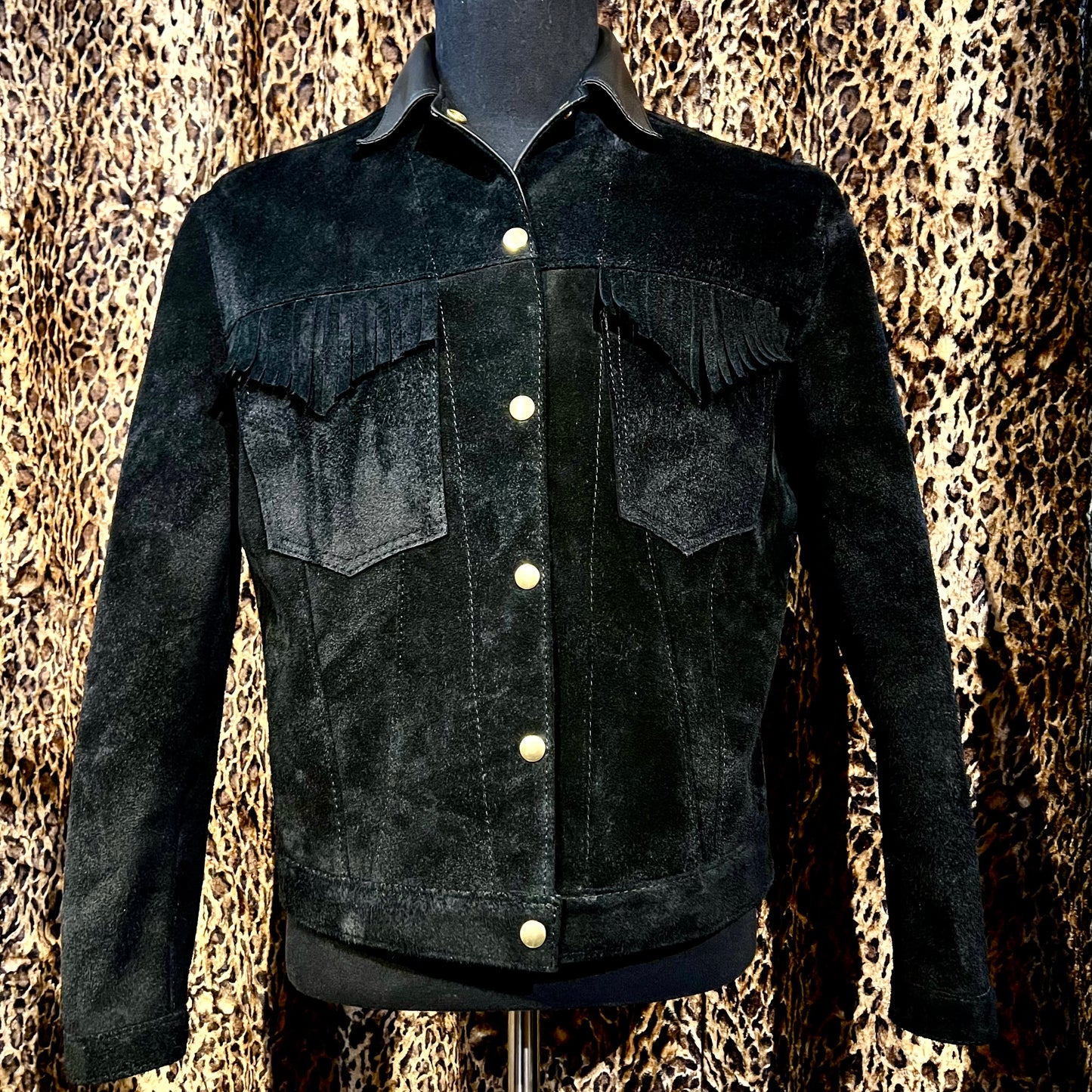 🐂1950s Short Horn Type Fringe Poket Trucker"Fifth Beatle"🐂