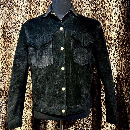 🐂1950s Short Horn Type Fringe Poket Trucker"Fifth Beatle"🐂