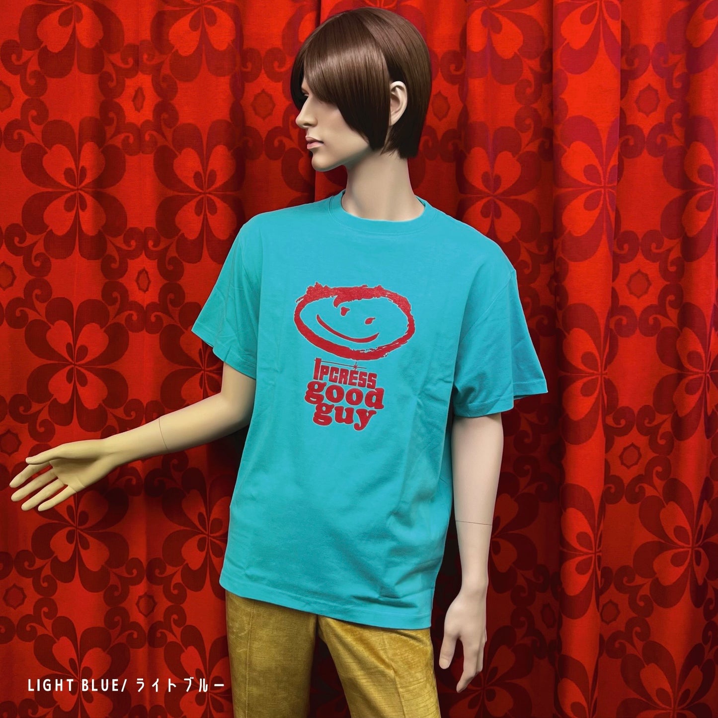 "Ipcress Good Guy"Hand Printed Cotton T-Shirt