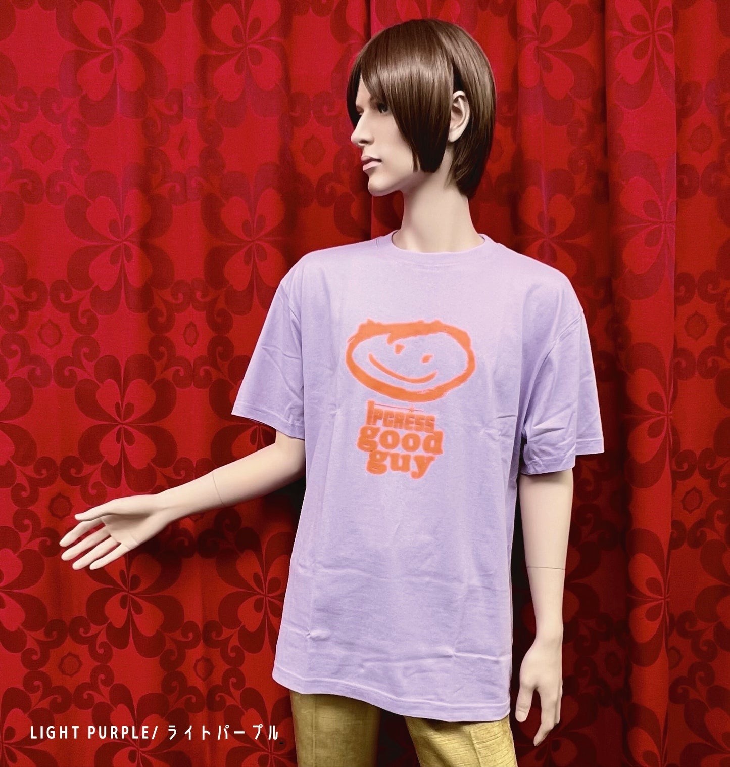 "Ipcress Good Guy"Hand Printed Cotton T-Shirt