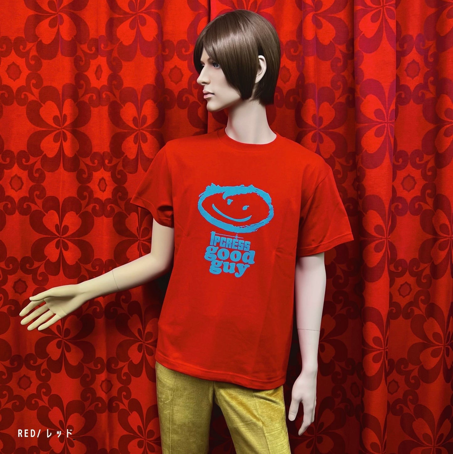 "Ipcress Good Guy"Hand Printed Cotton T-Shirt