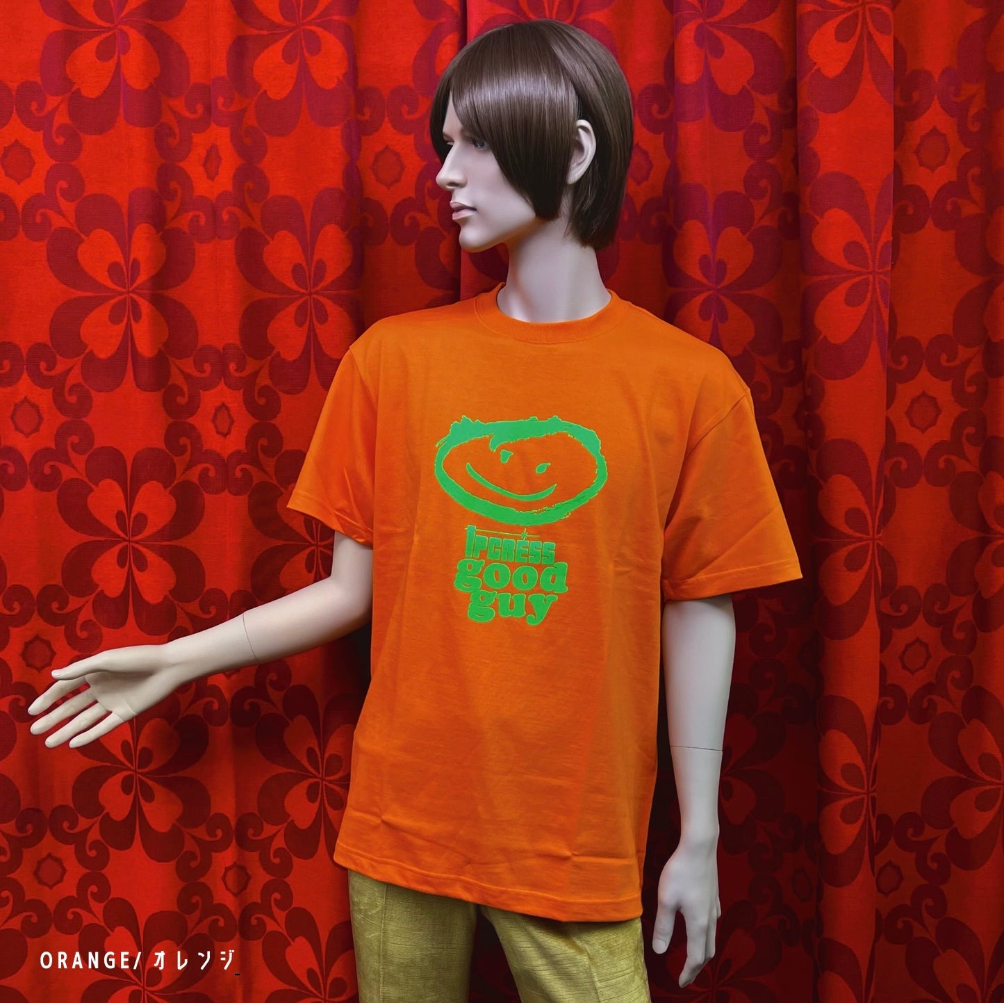"Ipcress Good Guy"Hand Printed Cotton T-Shirt