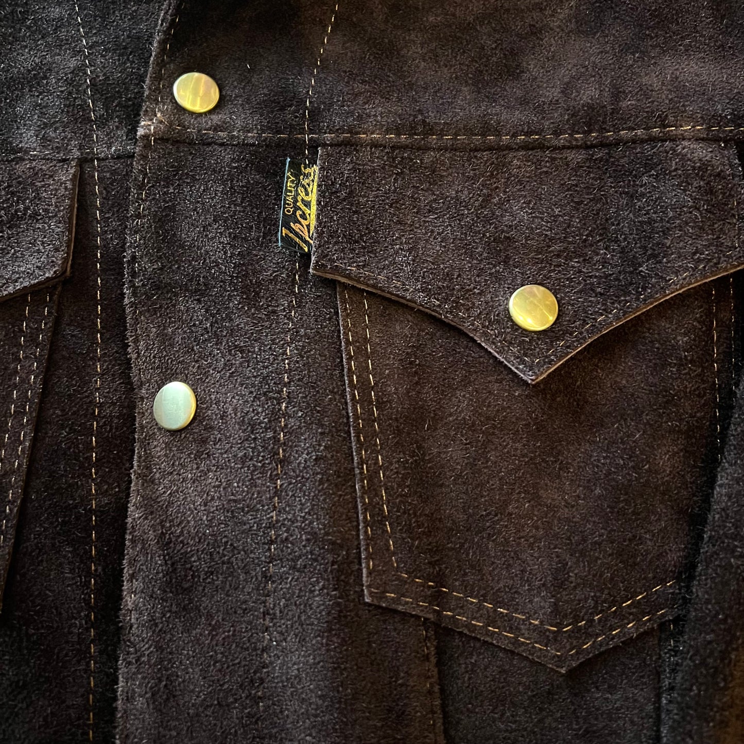 🐂1950s Short Horn Type Trucker"Carnaby Rock Hunter"Dark Brown🐂