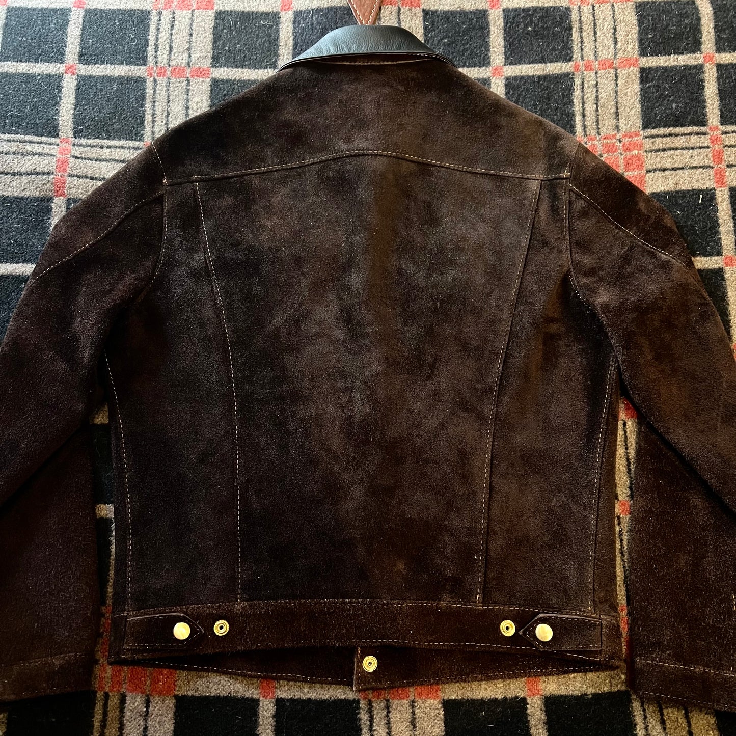 🐂1950s Short Horn Type Trucker"Carnaby Rock Hunter"Dark Brown🐂