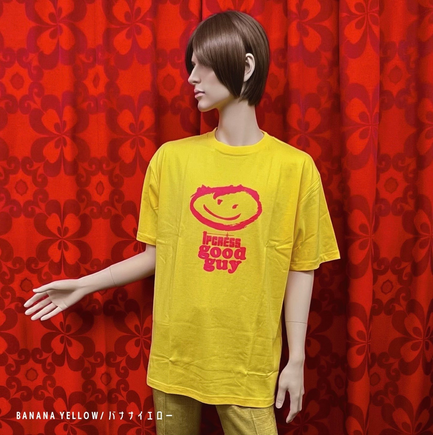 "Ipcress Good Guy"Hand Printed Cotton T-Shirt