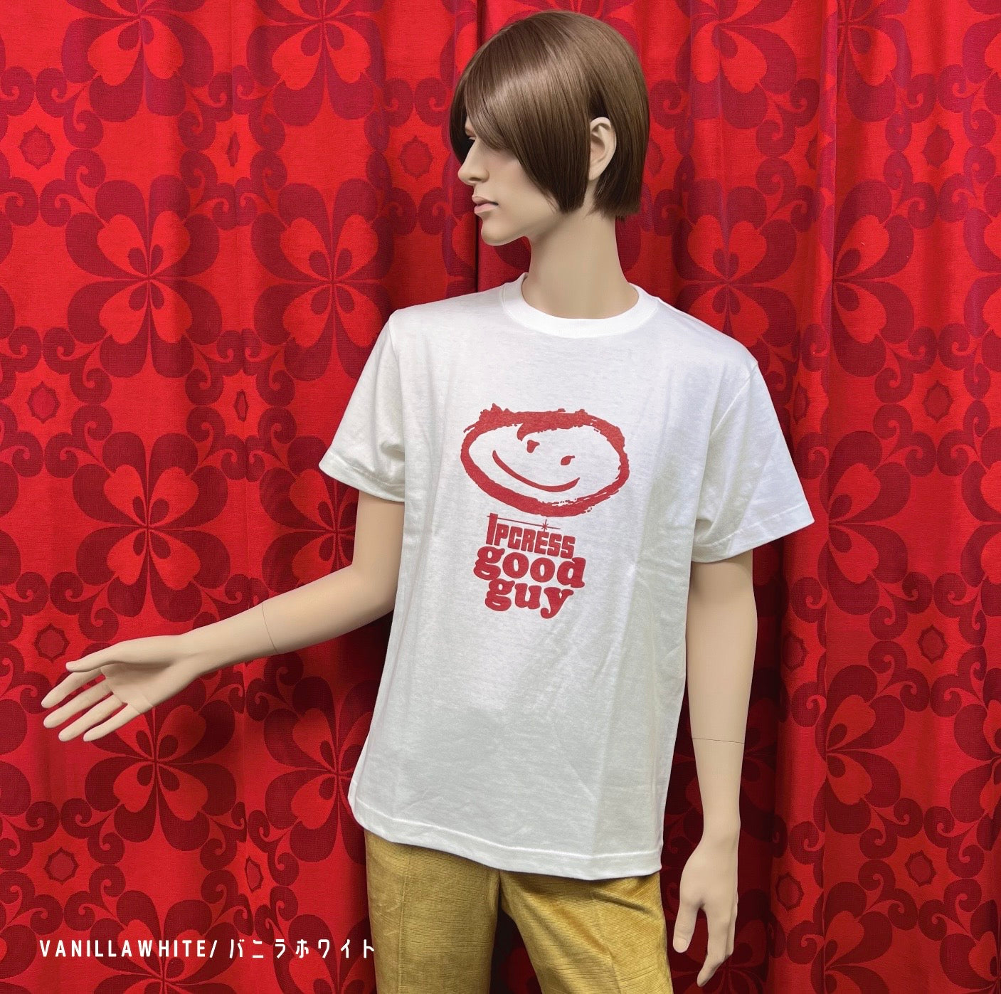"Ipcress Good Guy"Hand Printed Cotton T-Shirt