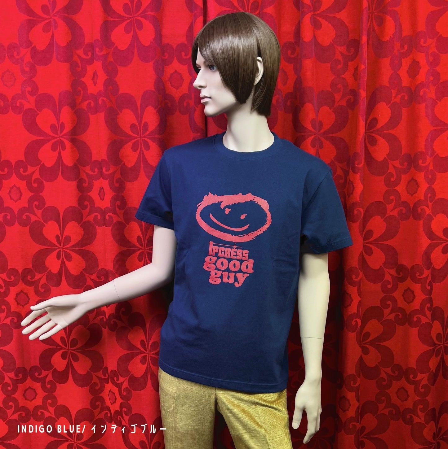"Ipcress Good Guy"Hand Printed Cotton T-Shirt