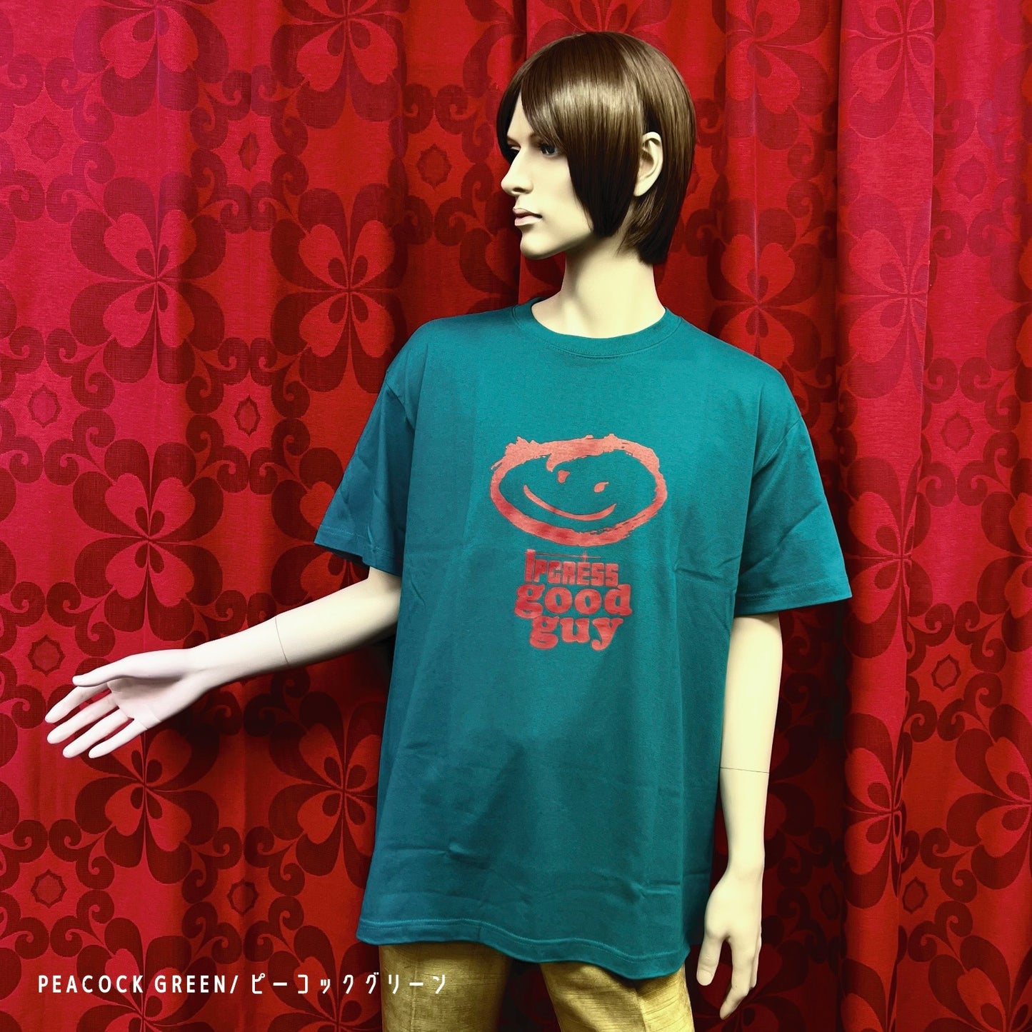 "Ipcress Good Guy"Hand Printed Cotton T-Shirt