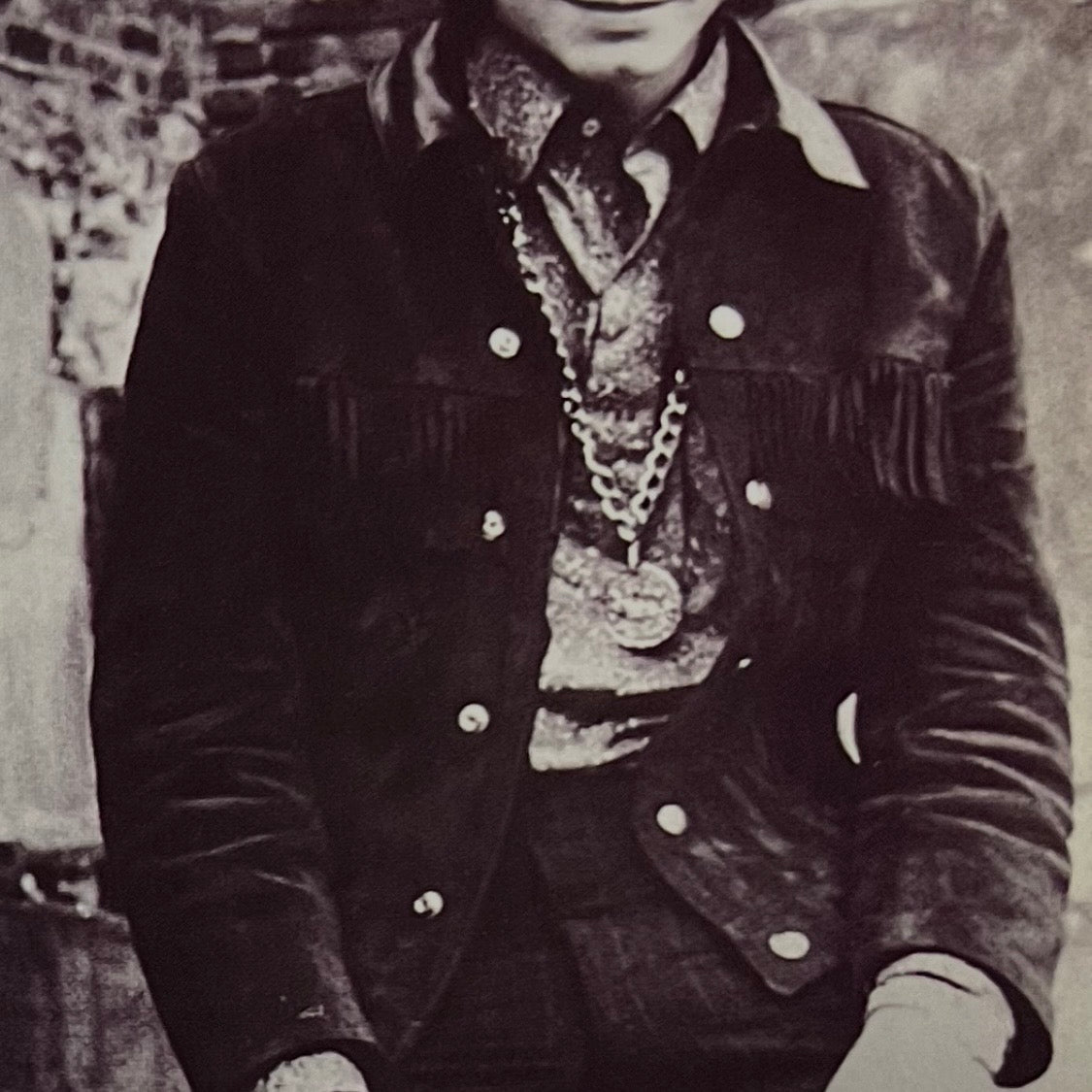 🐂1950s Short Horn Type Fringe Poket Trucker"Fifth Beatle"🐂